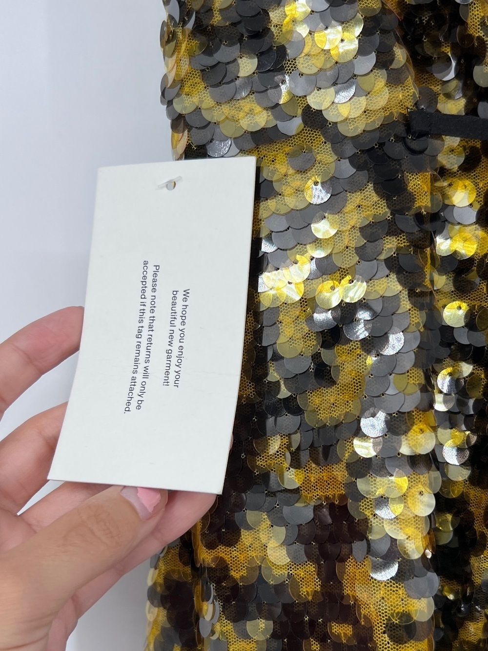 STAUD TURMERIC Cece Sequined Strapless Maxi Dress Strapless Gold Evening Gown 6 - Picture 14 of 16